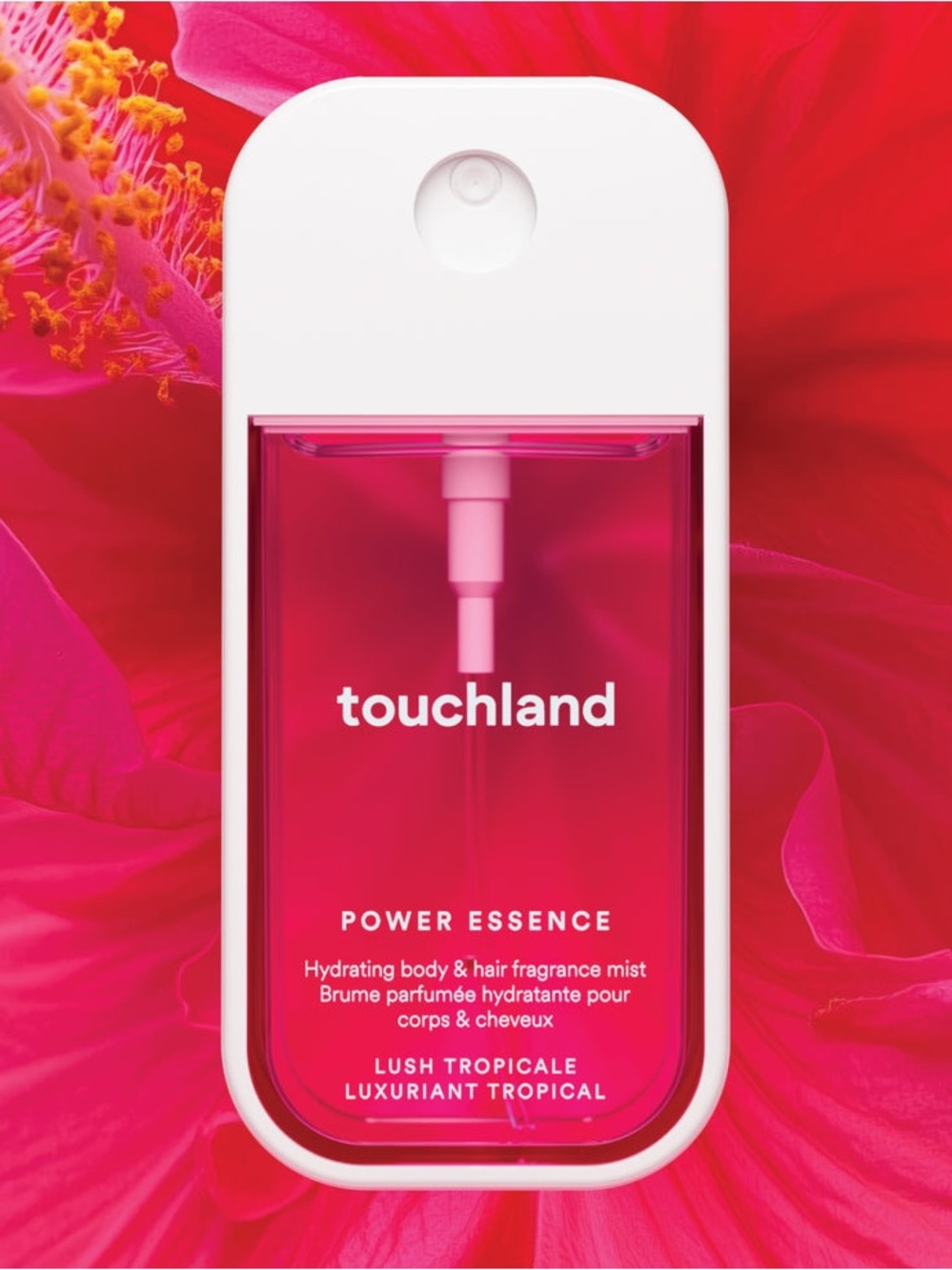 touchland hydrating body and hair spray Lush Tropicale 60ml.